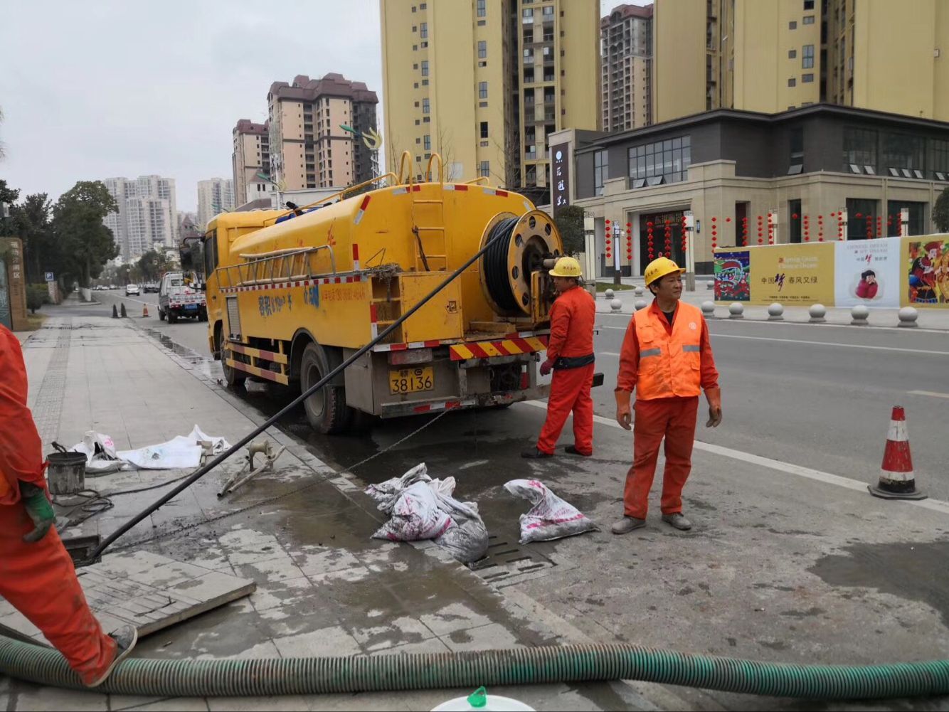 寻甸排污管道清淤-管道清洗